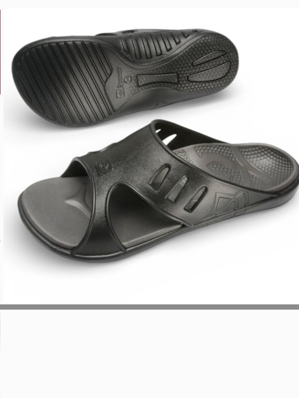 SPENCO Men's Kholo Fusion Slide Sandals Size 13 Black EUC